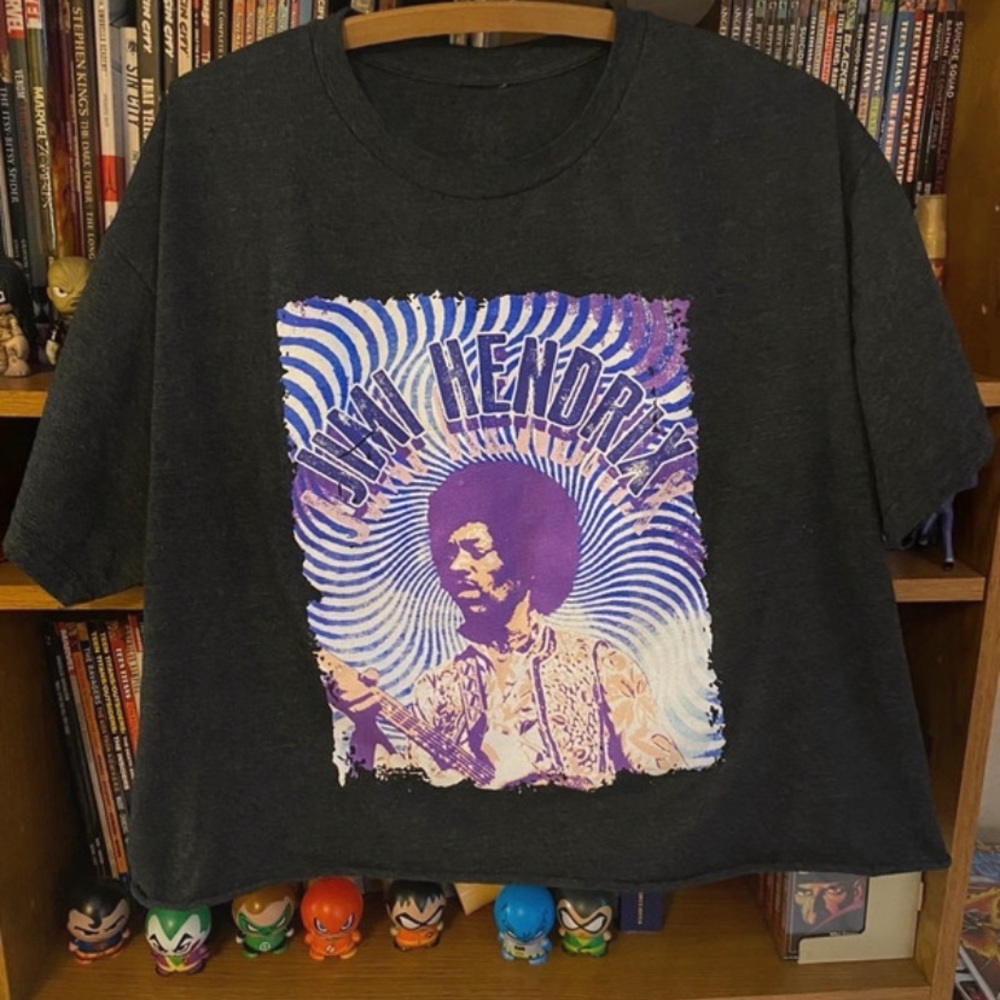 Jimi Hendrix Crop Top T Shirt